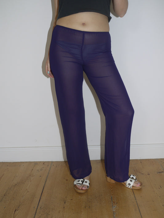 Trousers transparent